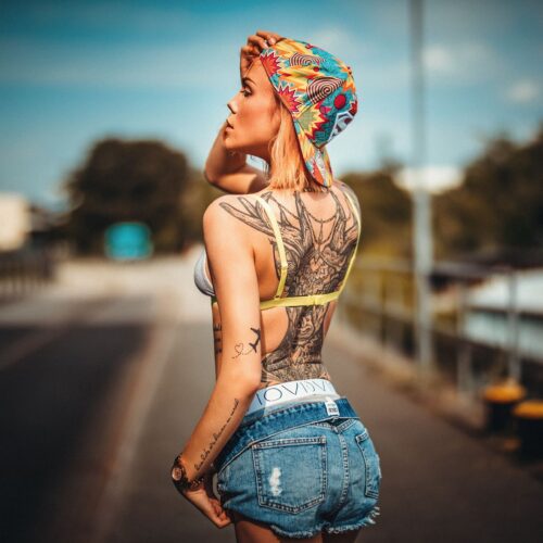 Girl with Tattoos